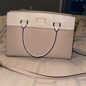 Mauve and cream Kate spade purse
